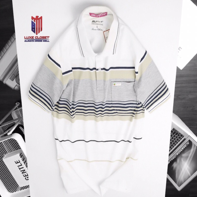 (Mẫu mới) Áo thun sọc trung niên nhiều màu cực đẹp ACT002 | BigBuy360 - bigbuy360.vn