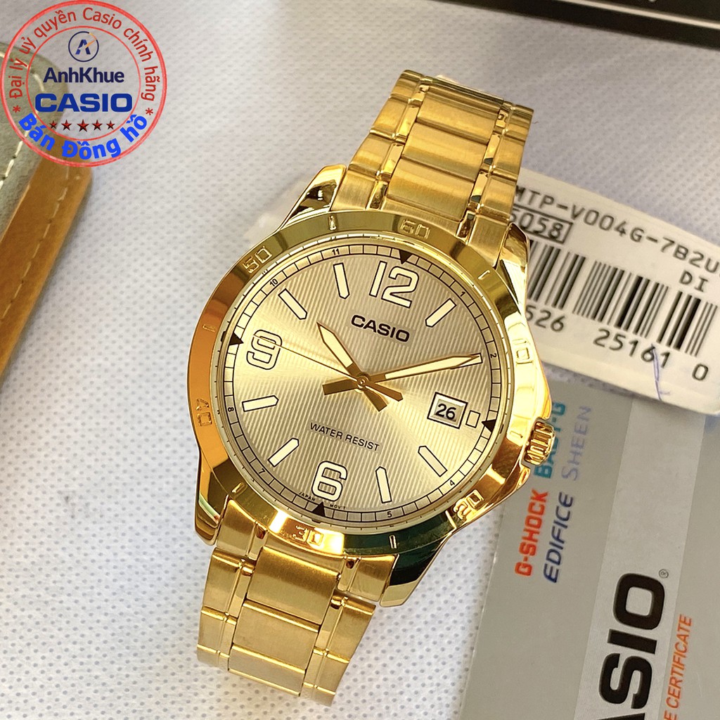Đồng hồ nam Casio MTP-V004 MTP-V004D MTP-V004G MTP-V004SG dây thép bảo hành 1 năm ch | BigBuy360 - bigbuy360.vn