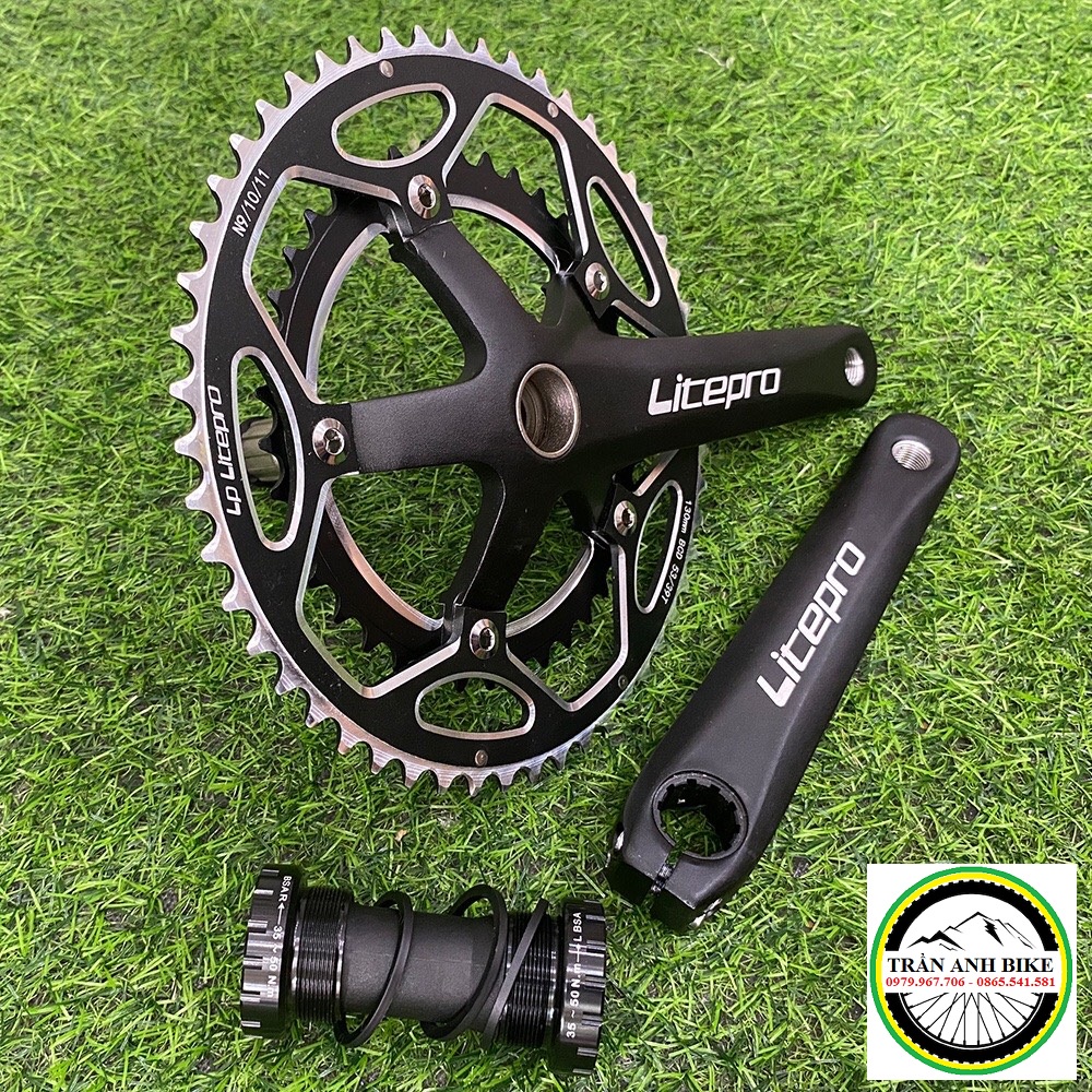 Đùi đĩa  rỗng xe đạp LITEPRO 39-53T