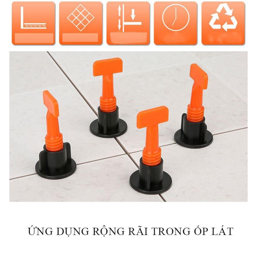 Chốt cân bằng gạch lát nền (50 cái)⭐tặng 1 gói ke dấu cộng 1.5m, nền nhà phẳng tuyệt đối