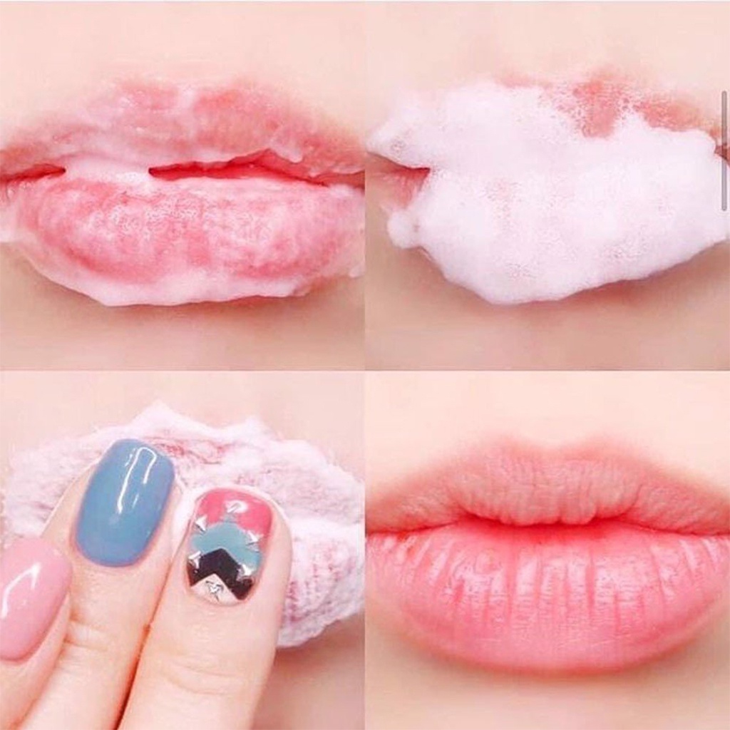 Tẩy Tế Bào Chết Môi Dạng Sủi Bọt Unpa Bubi Bubi Bubble Lip Scrub 10ml