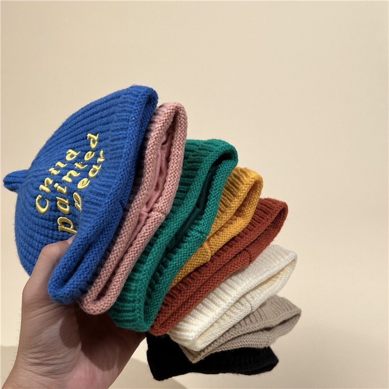 Mũ Len Mềm Giữ Ấm Cho Bé Từ 0-12 Tháng Tuổi