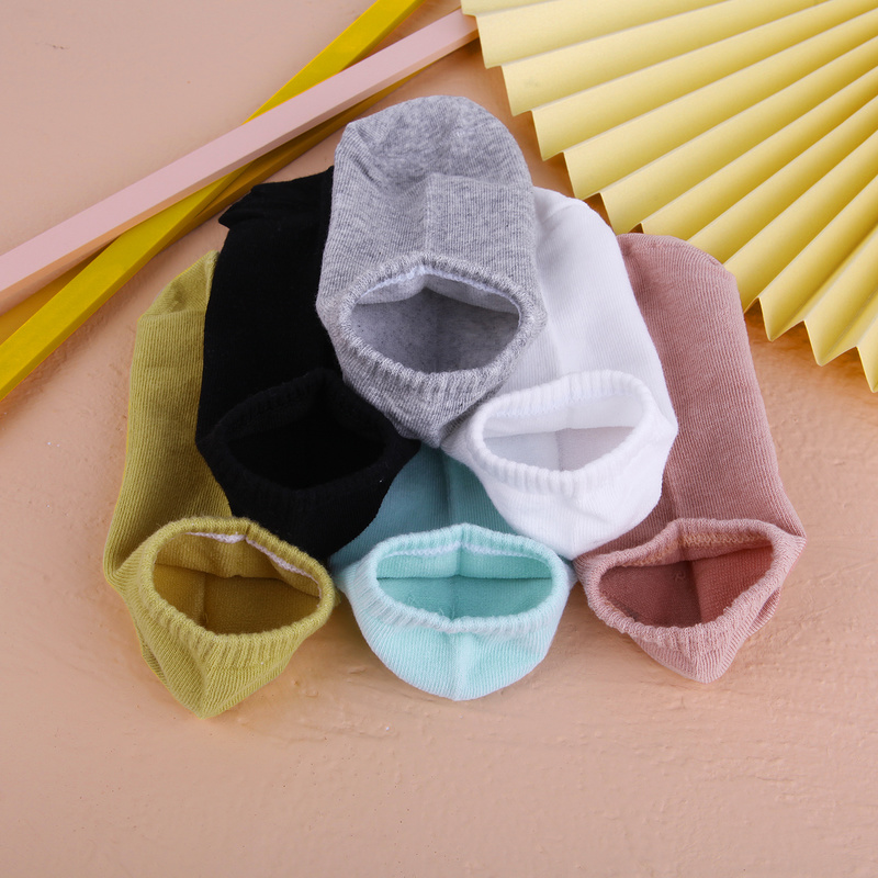 Đôi Tất Cotton Màu Trơn Thời Trang Cho Nữ