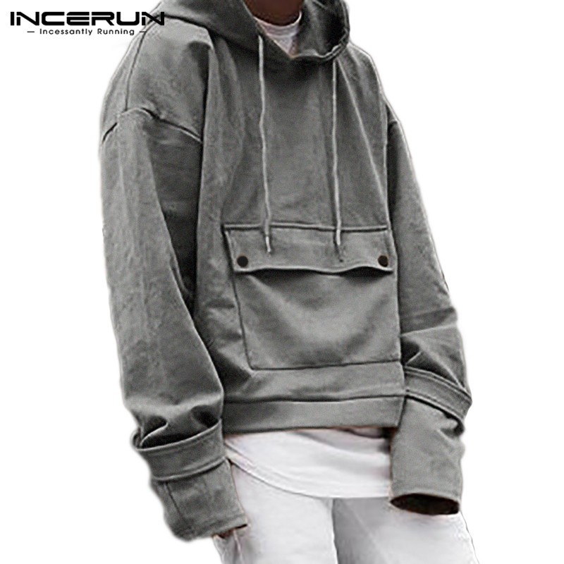 Áo Hoodies INCERUN Hợp Thời Trang Dành Cho Nam