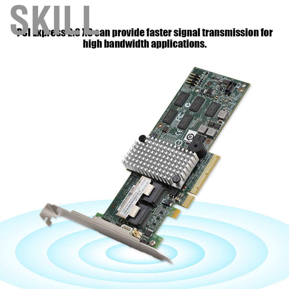 Bảng Mạch Điều Khiển Ibm M5015 Megaraid 9260-8i Sata / Sas Raid 6gb S Pcie X8 Thẻ