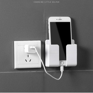 KỆ DÁN TƯỜNG ĐỂ ĐIỆN THOẠI KIÊM GIÁ ĐỠ SẠC, GIÁ ĐỠ REMOTE - GIAO MÀU NGẪU NHIÊn