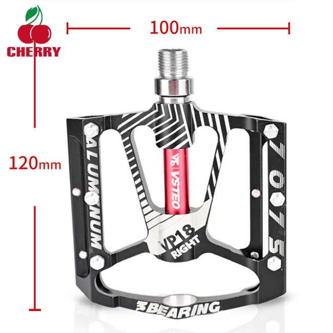 COD Bicycle  Pedal For Mtb Dh Xc Mountain Road Bike Pedal 290g 3 Bearing Aluminum Pedals Bike Flat Platform Pedals