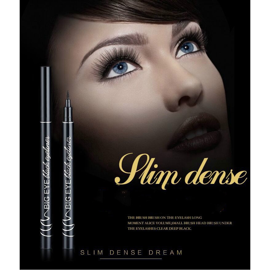 [Hàng mới về] Bút Kẻ Mắt Dạng Nước Khô Nhanh Chống Nước Chống Mồ Hôi Thích Hợp Cho Người Mới Bắt Đầu