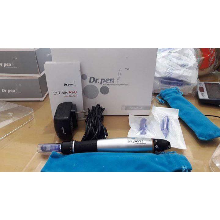 Máy phi kim dr pen xanh có tích điện