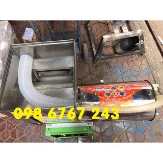 Máy xay, ép nghệ liên hoàn, xay ép nghệ tươi, gừng tươi