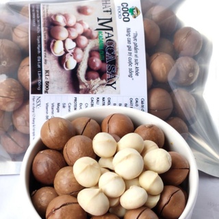 Hạt macca nứt vỏ tự nhiên, kl - 1kg, hạt macca giá rẻ