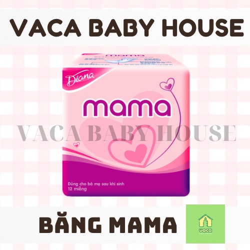 (HCM) Băng vệ sinh Mama dùng cho mẹ sau sinh gói 12 miếng