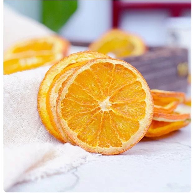 Cam mỹ thái lát sấy lạnh gói 100 gram