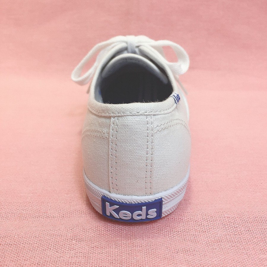 Giày vải canvas nữ Keds CVO full trắng