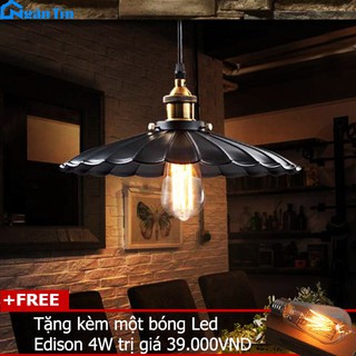 Đèn thả trần trang trí nhà quán cà phê THCN129 (Tặng kèm một bóng Led Edison 4W)