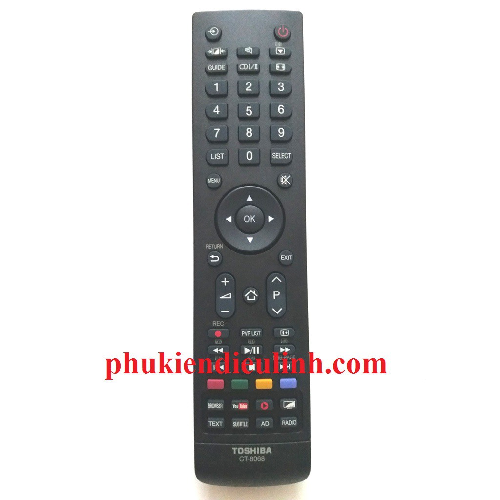 ĐIỀU KHIỂN TIVI TOSHIBA CT-8068 (HÀNG CHÍNH HÃNG)