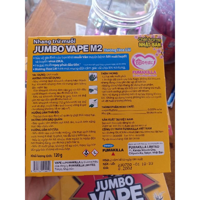 NHANG MUỖI JUMBO