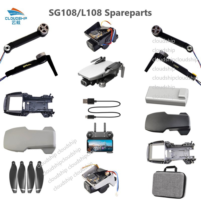 Chân cánh quạt dự phòng máy bay không người lái L108 / Sg108 với động cơ và cánh quạt không chổi tha