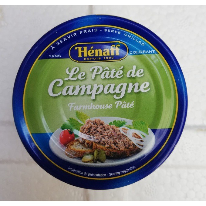 [130g – Xanh lá] Pa tê đồng quê [France] HENAFF Farmhouse Pate (nvt-hk)