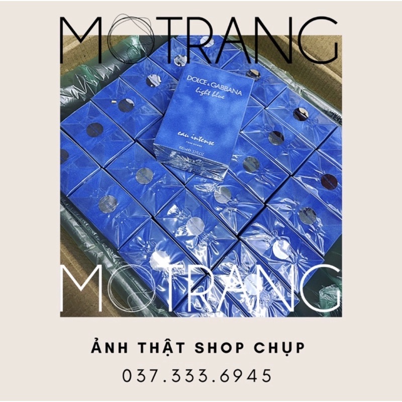 Nước Hoa Thơm Lâu Dolce & Gabbana Light Blue Eau Intense Bản Nam & Nữ Hương Hoa Cỏ Mát Dịu 5ml - 10ml - 20ml