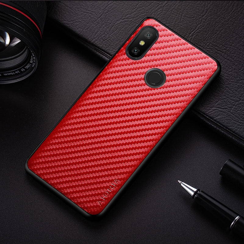 Ốp Điện Thoại Kết Cấu Sợi Carbon Cho Xiaomi Mi A1 A2 Lite A3 Mix 2S 3 4 Thiết Kế Thời Trang Dành Cho Xiaomi Mi Max 3 Ốp Lưng