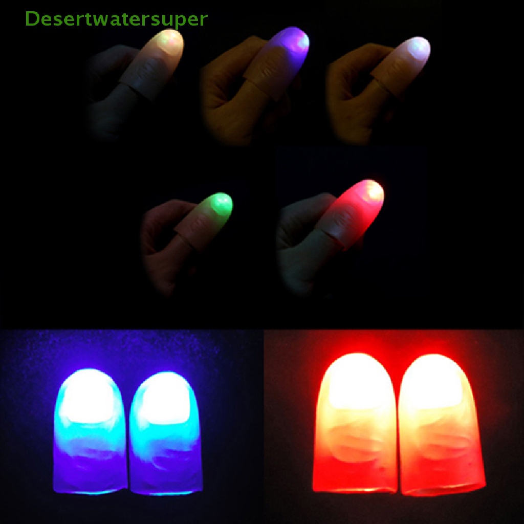 2 Đèn Led Hình Ngón Tay Cái Phát Sáng Trong Đêm