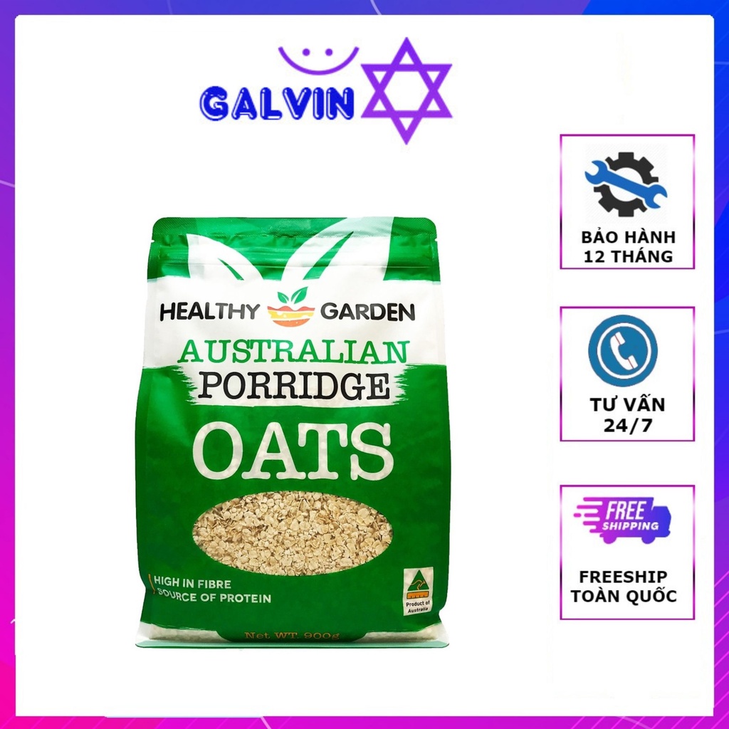 Ngũ Cốc Giảm Cân Dinh Dưỡng Healthy Garden - Yến mạch nguyên chất cán dẹt nhập khẩu trực tiếp từ Úc, ăn kiêng hiệu quả