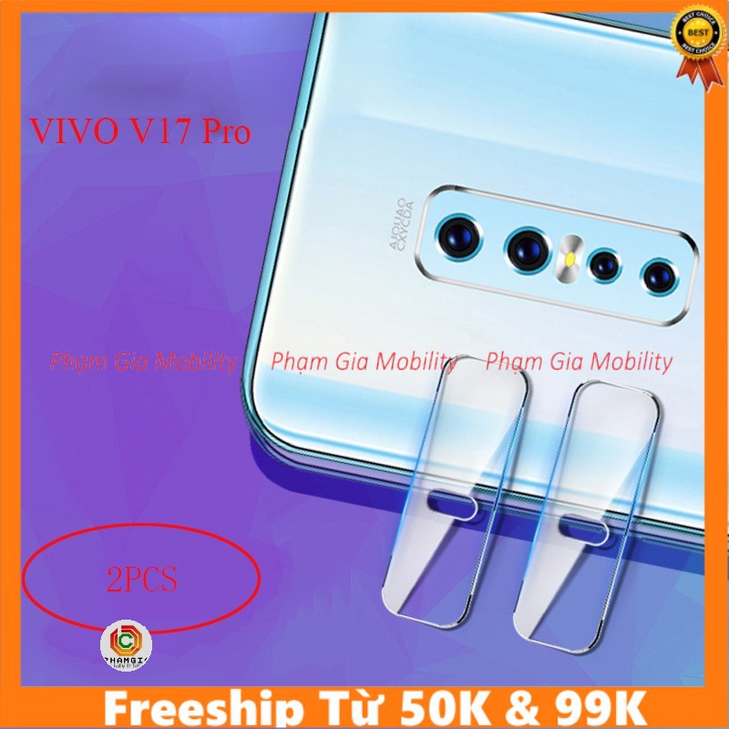 (có video) Cường lực camera VIVO V17 Pro siêu bền, trong suốt