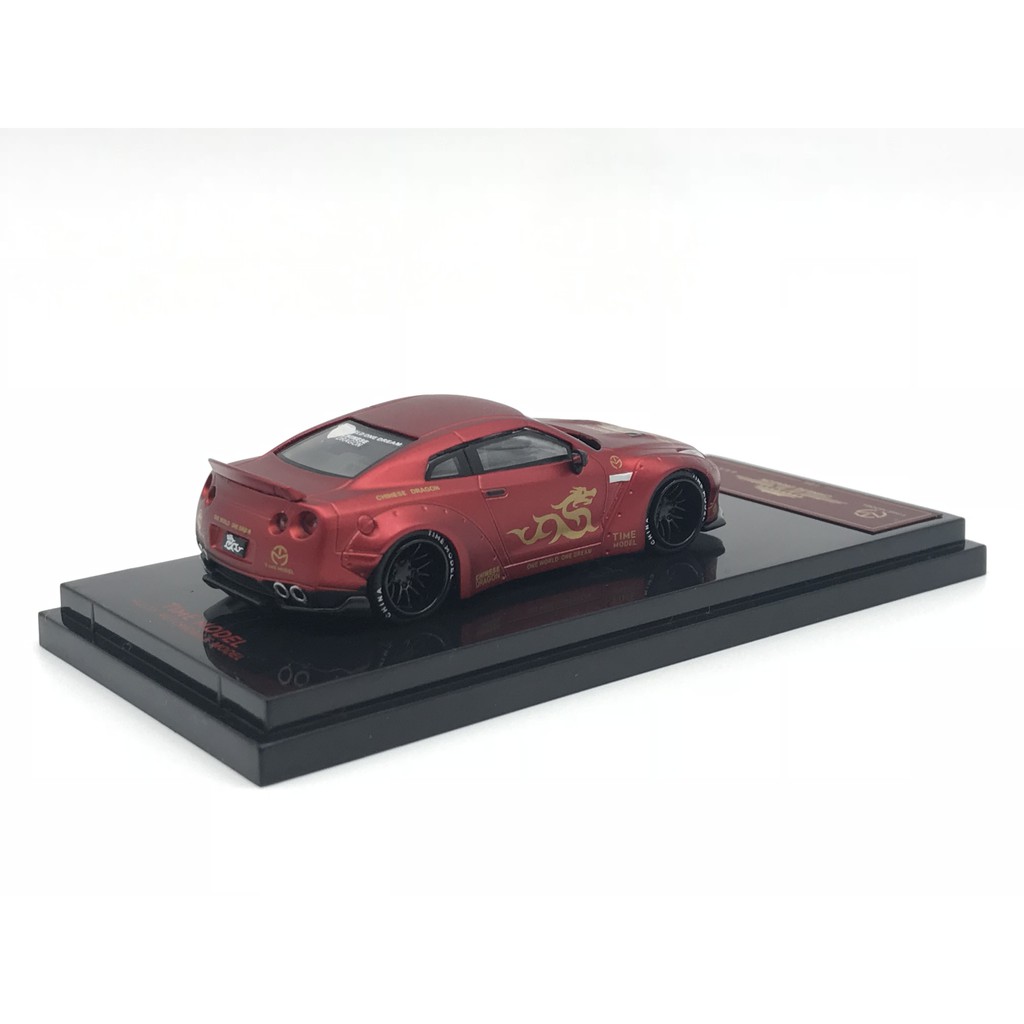 Xe Mô Hình Nissan GTR R35 Chinese Dragon 1:64 Time Model ( Đỏ )