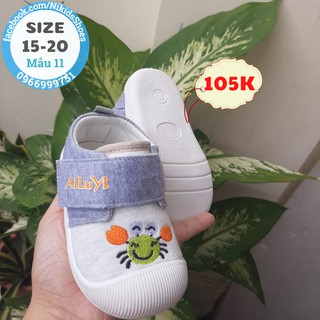 Giày tập đi bata con cá cho bé trai, bé gái