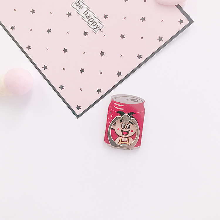 New Cute Cartoon Soft Drinks Milk Bubble Tea Creative Mobile Phone Ring Holder Desktop Phone Bracket Dây điện thoại di động | BigBuy360 - bigbuy360.vn