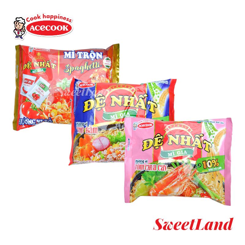 Mì Đệ Nhất Vina Acecook các loại gói 82g