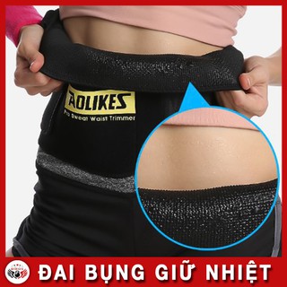 Đai giảm mỡ bụng eo - Đai giữ nhiệt Aolikes