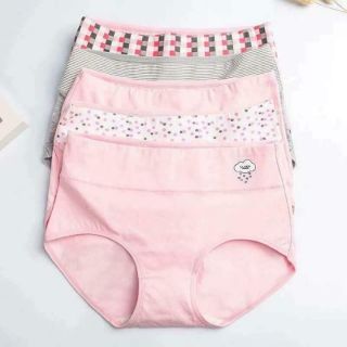 Set 4 Quần lót xuất nhật cotton cạp cao