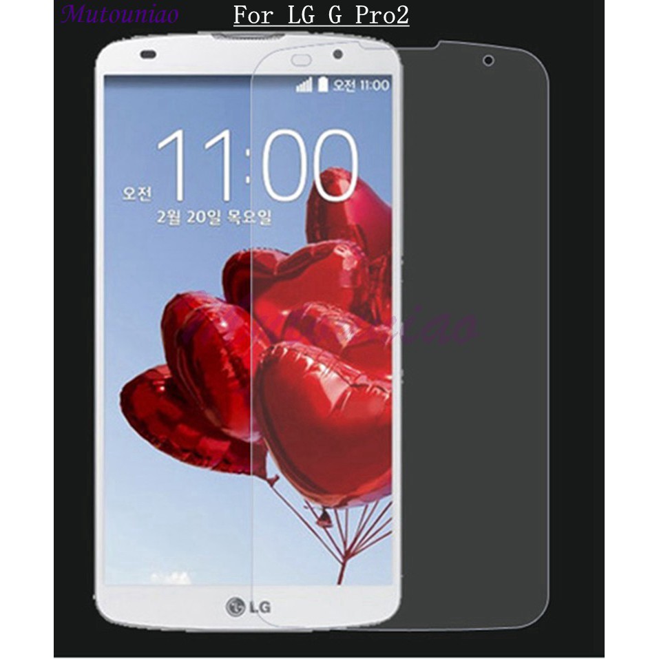 2 Kính Cường Lực Cho Điện Thoại Lg G Pro2 F350 D837 D838 9H