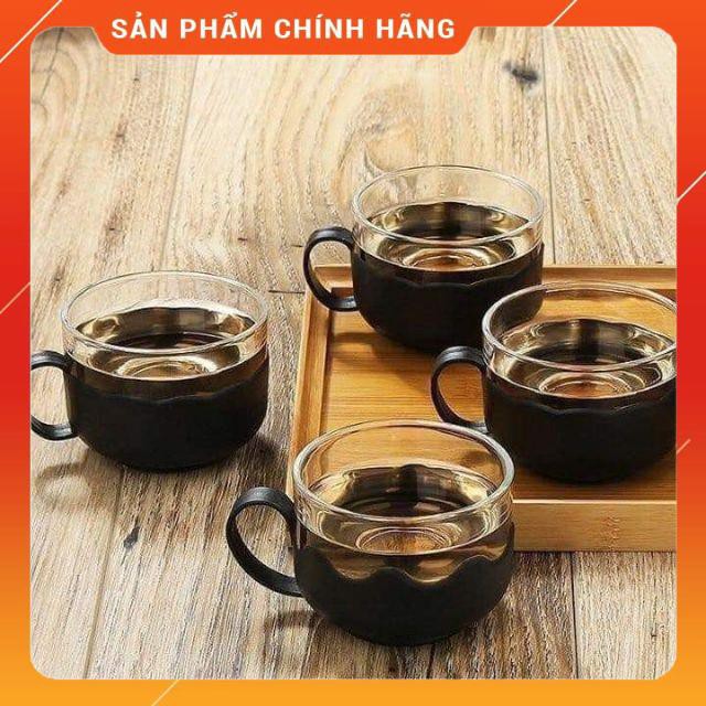 [HÀNG SIÊU TỐT] Bộ ấm pha trà kèm bình lọc và 4 chén