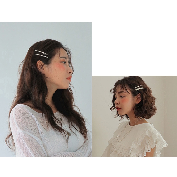 Kẹp tóc nữ đính ngọc thời trang Hàn Quốc xinh xắn