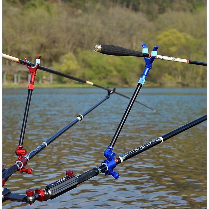 Ngoe chống cần câu đài cao cấp Hợp kim, thu gọn dễ dàng, độ bền cao, xoay 90 độ