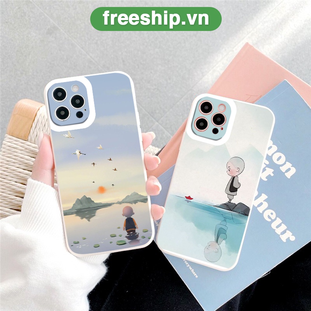 Ốp điện thoại iphone chú tiểu đáng yêu bảo vệ camera ốp iphone chống sốc 13pro/13promax/x/xr/xsmax/6/7/8/plus/se2020