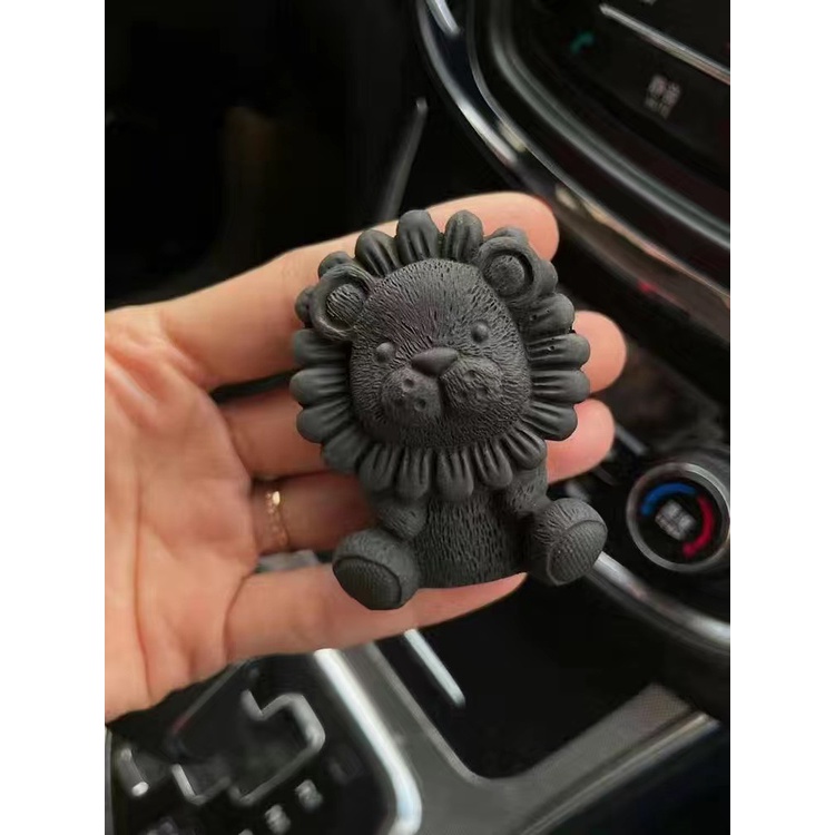 Tô tượng thạch cao sư tử 2d size nhỏ 6cm