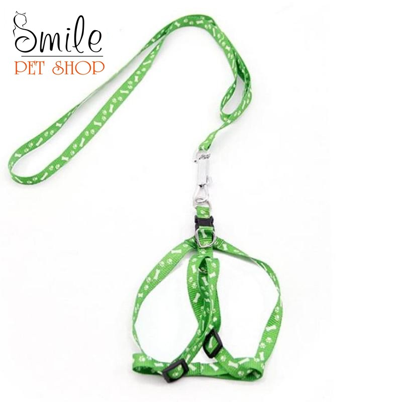 Dây dắt kèm yếm cho chó mèo, thú cưng - Smile Pet Shop