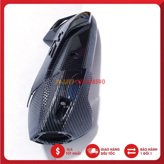 COMBO ỐP PÔ + CHỤP ĐUÔI CARBON SH VIỆT 2017 - 2019 Ảnh thật Sp
