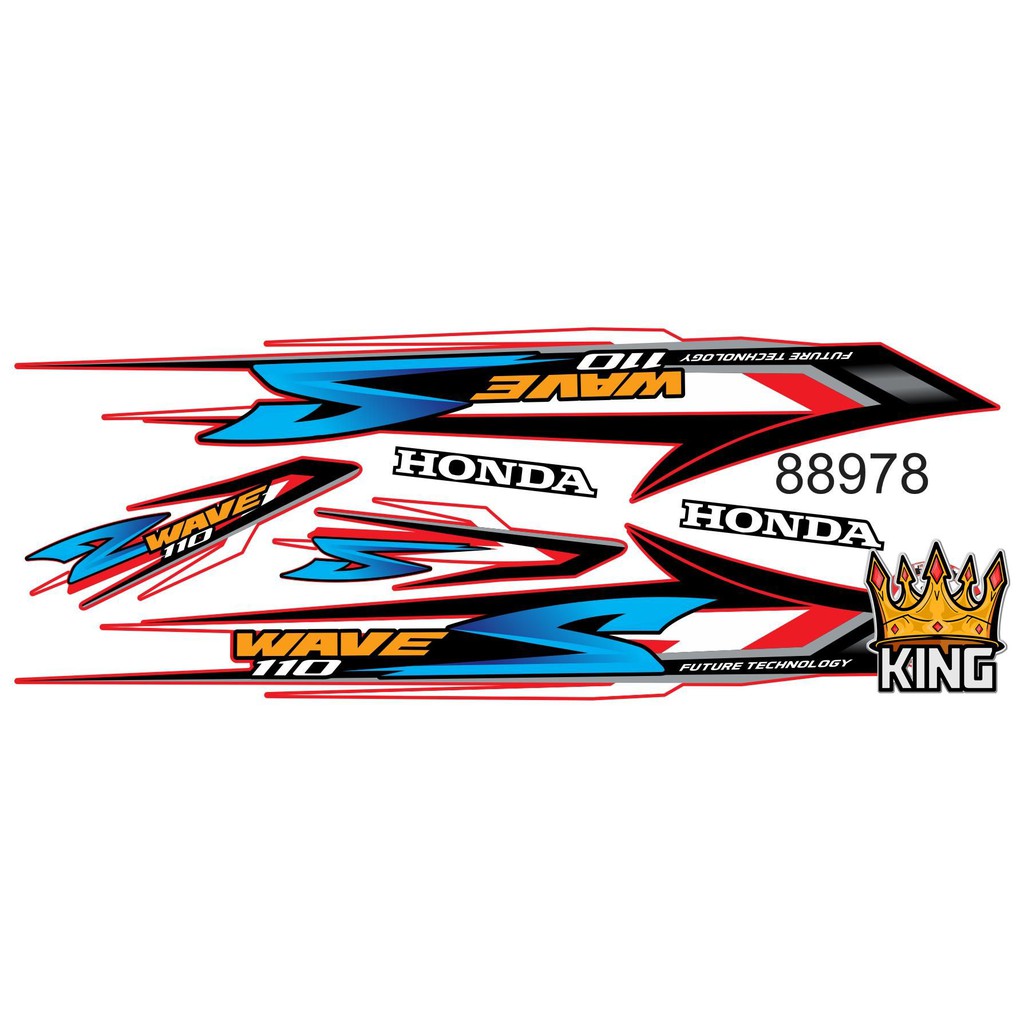 Tem Rời Wave S 110cc Đủ Màu VIP1 - Ảnh Thật