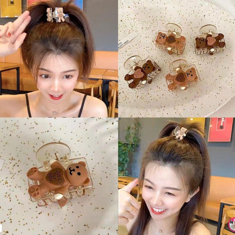 Kẹp Tóc Càng Cua Hình Gấu / Cá Mập Dễ Thương Thời Trang Cho Nữ WMES15H