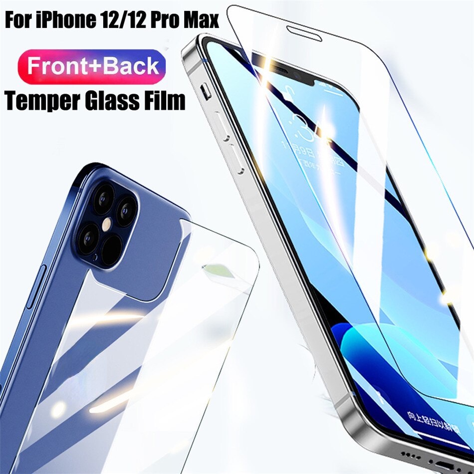 Kính Cường Lực Mặt Trước Và Sau Dành Cho compatible for Iphone15 Pro Max 14 Pro Max 13 Pro Max 7 Plus 12 12 Mini 12 Pro Max X Xs Max Xr 11 11 Pro Max 8 6s Plus