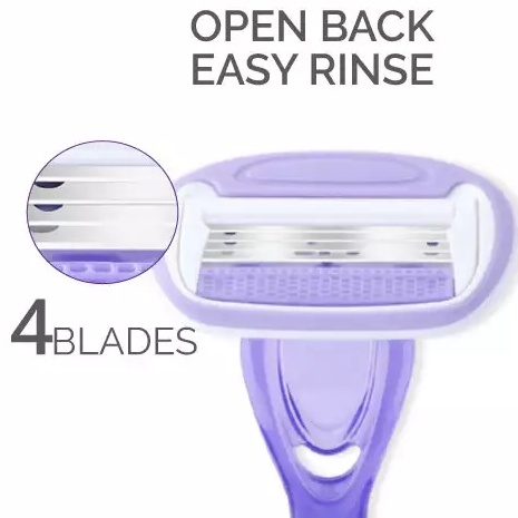 Set 2 dao cạo 4 lưỡi Lixibox Extra Smooth 4 Blades Disposable Razors