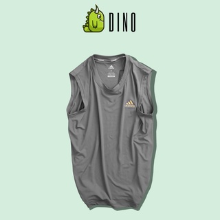 Áo ba lỗ nam das logo thêu tập gym