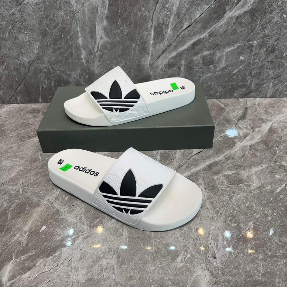 🔥HÀNG CAO CẤP🔥Dép adidas, Dép quai ngang nam họa tiết 3 lá chìm siêu đẹp và cao cấp