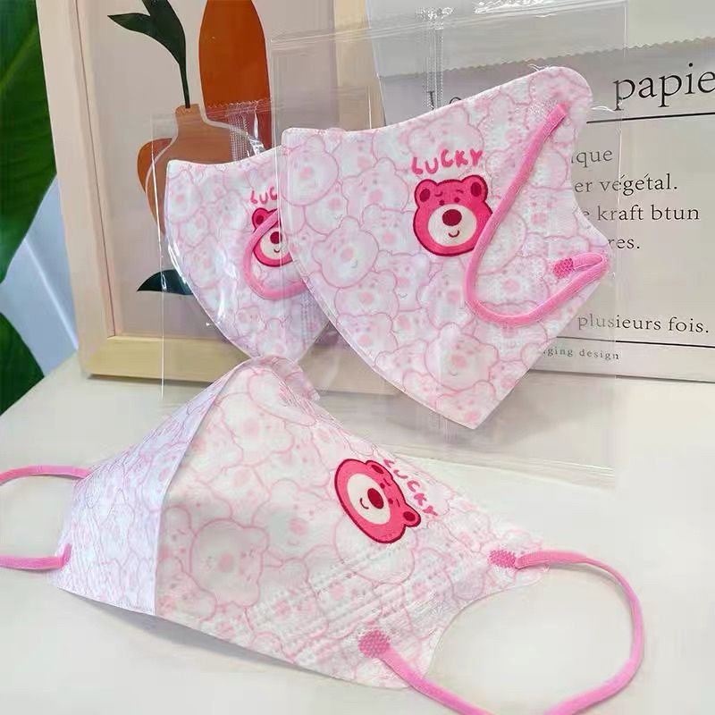 Tổng Hợp Mẫu Gấu Lotso Các Loại 5D, KF94 , 3D , Y Tế Cho Người Lớn [ Gói 10 Chiếc ]