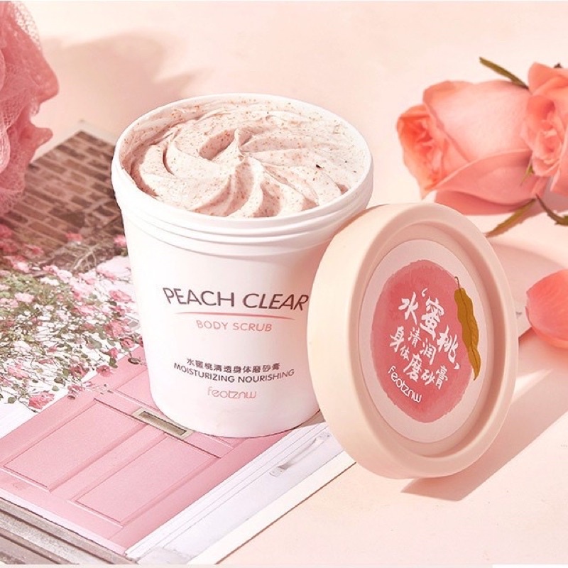 Tẩy Da Chết Kem Đào PEACH CLEAR tẩy da siêu sạch cực mịn